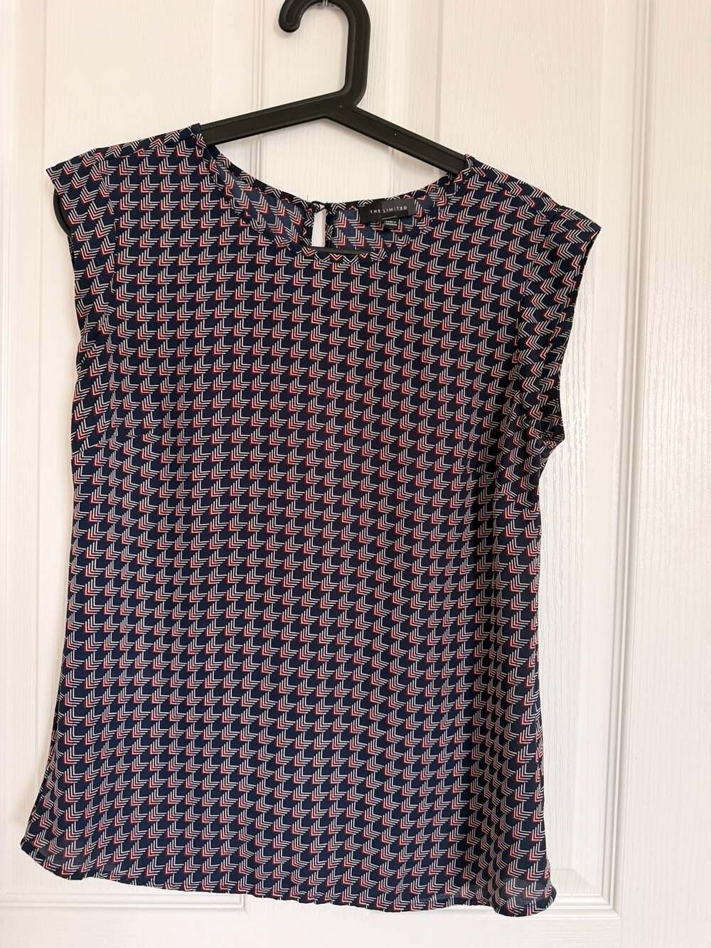 The Limited Women's Geometric Print Sleeveless Blouse Size XS